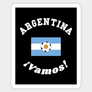 ⚽ Argentina Football, República Argentina Flag, Team Spirit Sticker